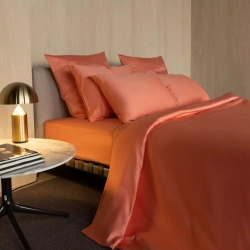 Постельное белье 1 спальное Mollen розово-коралловое