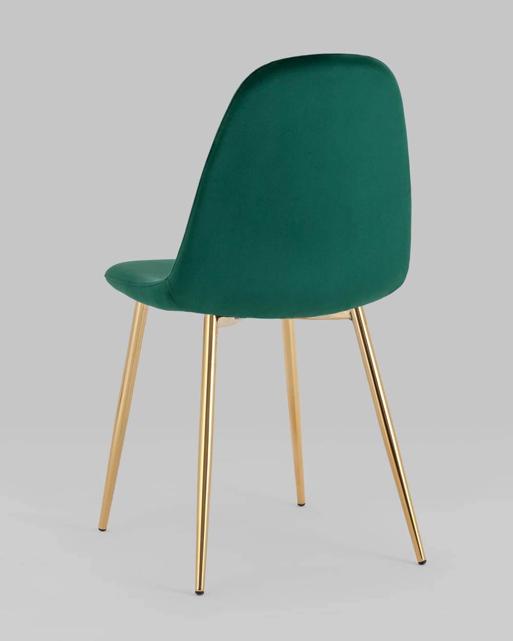 Стул Валенсия SN, велюр зеленый золотые ножки