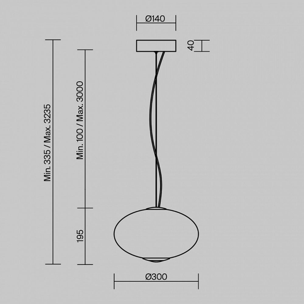 Подвесной светильник Maytoni Bruma MOD397PL-L12CH3K
