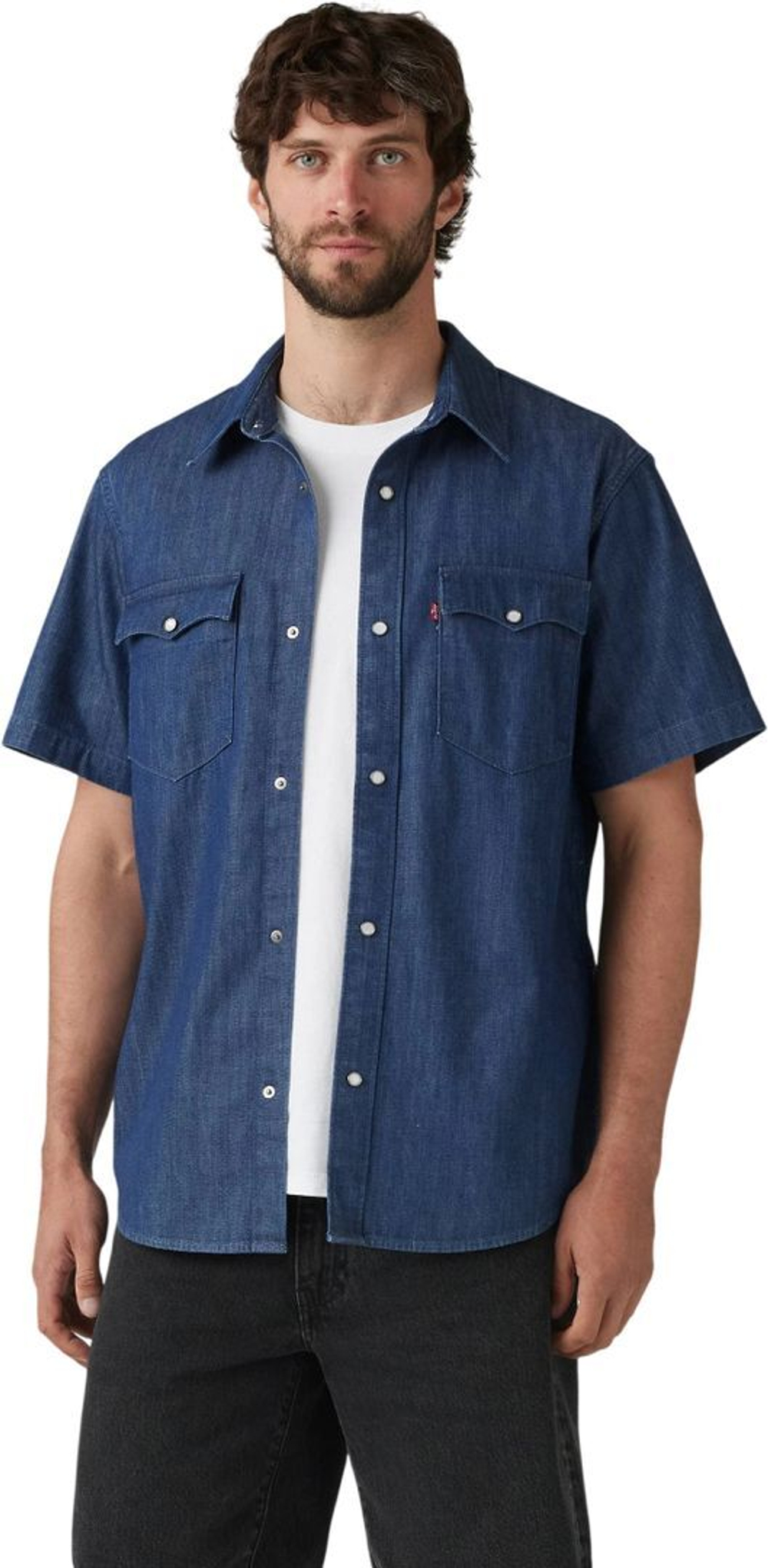 Рубашка джинсовая Levis SS RELAXED FIT WESTERN