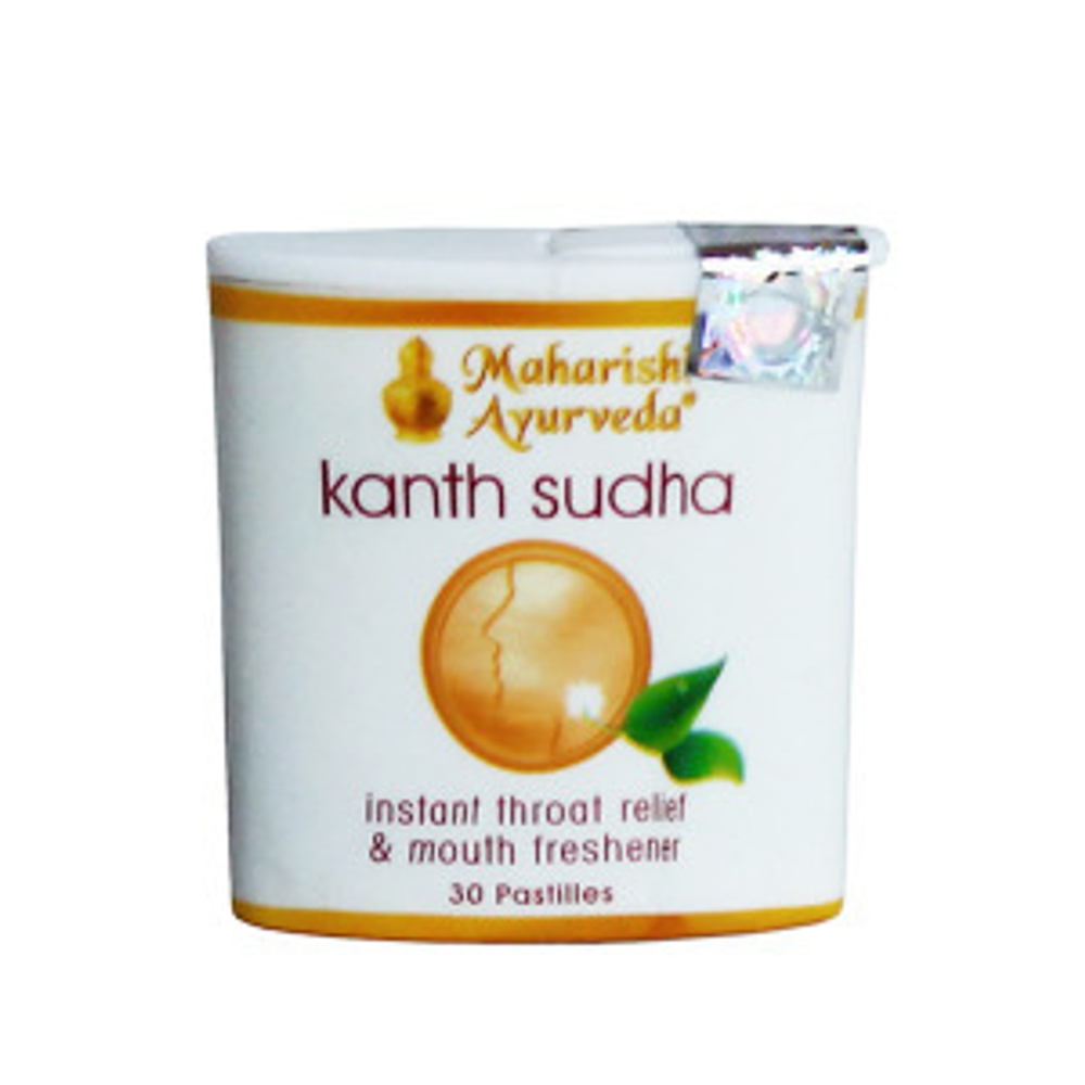 БАД Драже Maharishi Ayurveda Kanth Sudha от боли в горле, 30 шт