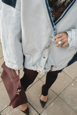 Upcycling куртка объемная