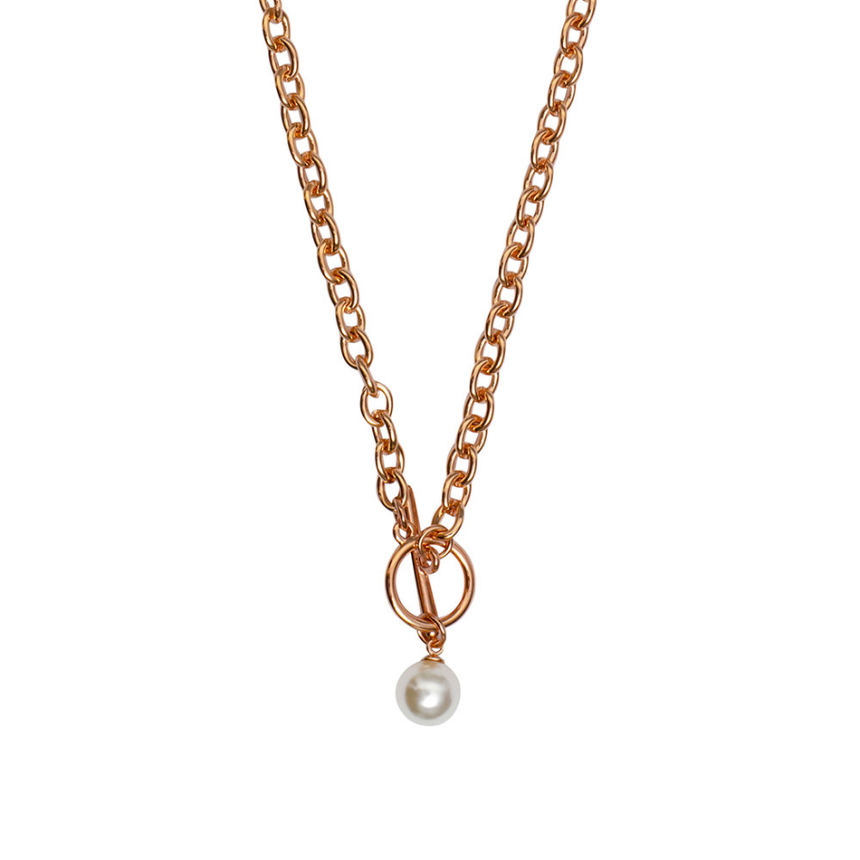 Колье Fiore Luna Cream Pearl B2010PE-N02.12 BR/RG