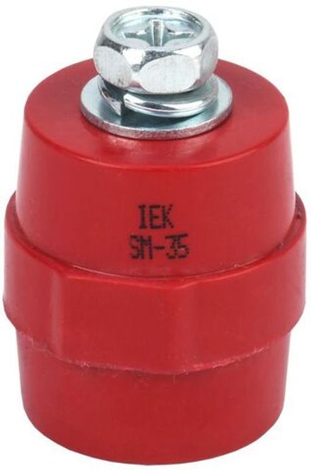 Изолятор SM35 (М8) силовой с болтом IEK YIS11-35-10-B