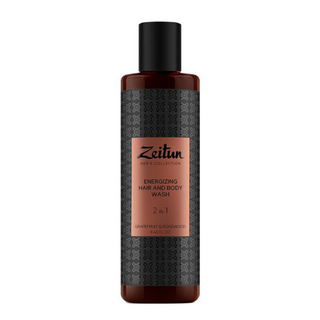 Гель для душа и шампунь очищающий ZEITUN Men`s Collection Energizing Hair And Body Wash 250 мл