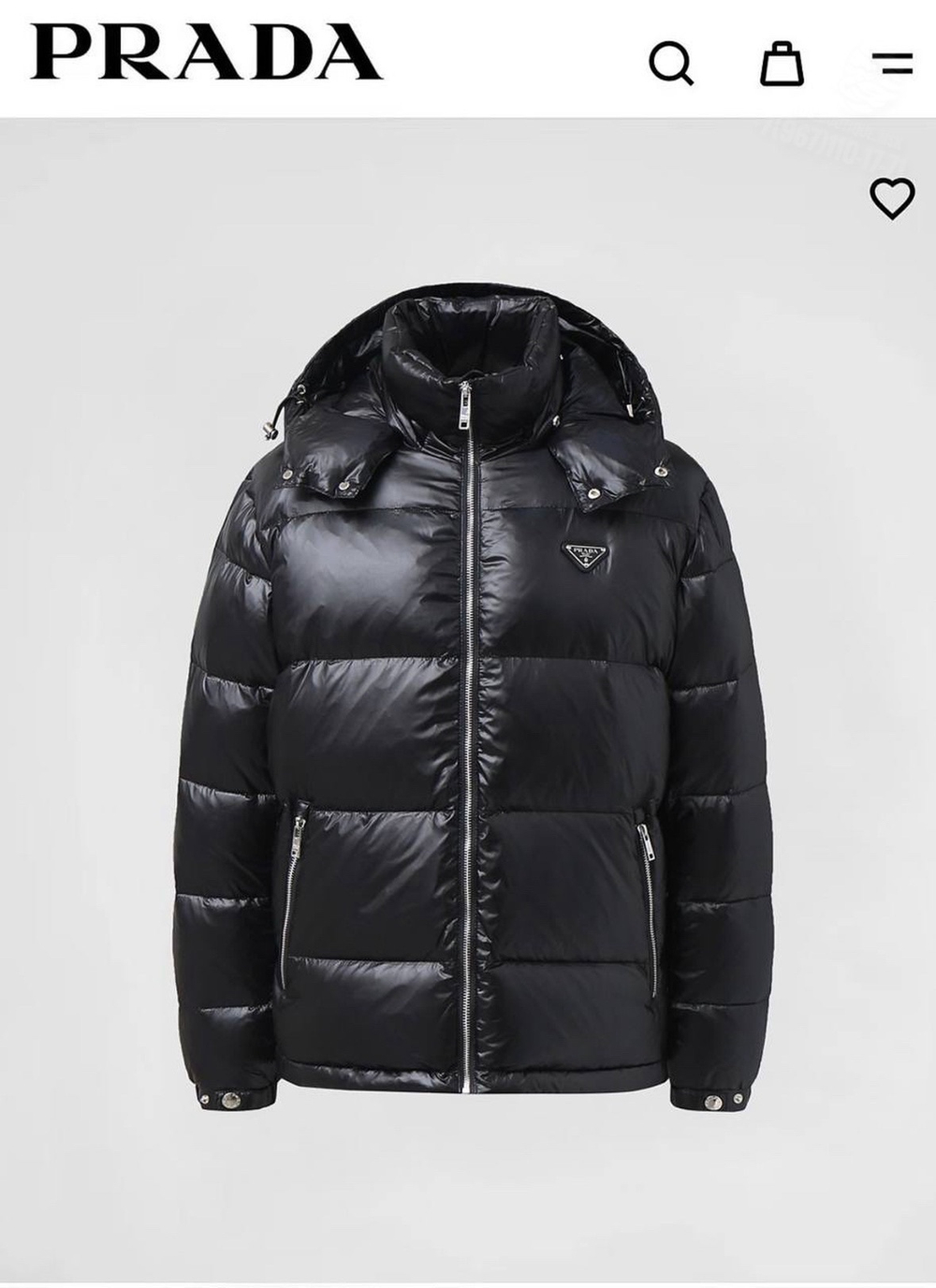 Пуховик Prada