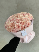 Букет из нежно розовой розы