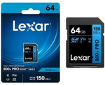 Lexar Pro 800x SDXC UHS-1 U3 V30 64 ГБ