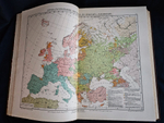 "Большой Всемирный настольный атлас". А.Ф.Маркс. 1916 г.