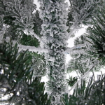 Ёлка «Снежные огни» 210 см, ПВХ с белым напылением 310 ламп LED (1222 ветки)