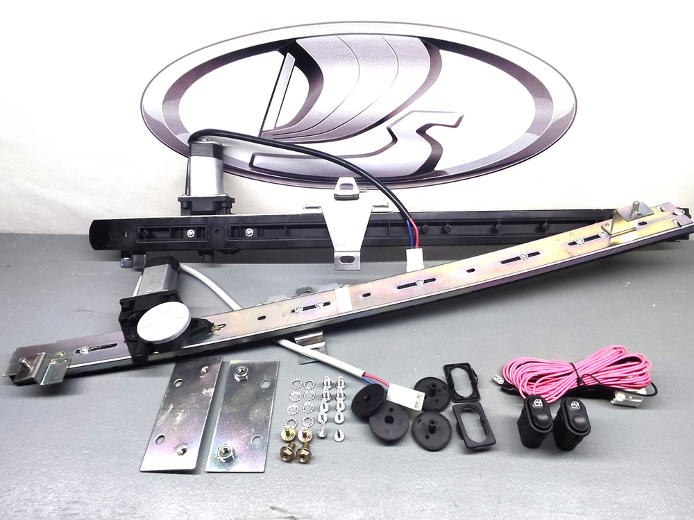 Электростеклоподъемник "LD" (комплект) ГАЗель - 3302, (реечный)