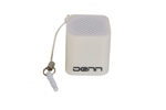DENN DBS112 с микрофоном и встроенным аккумулятором. Мощность 2W. Белая Беспроводная аудио колонка