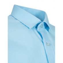 Базовая голубая сорочка TSAREVICH Slim Fit