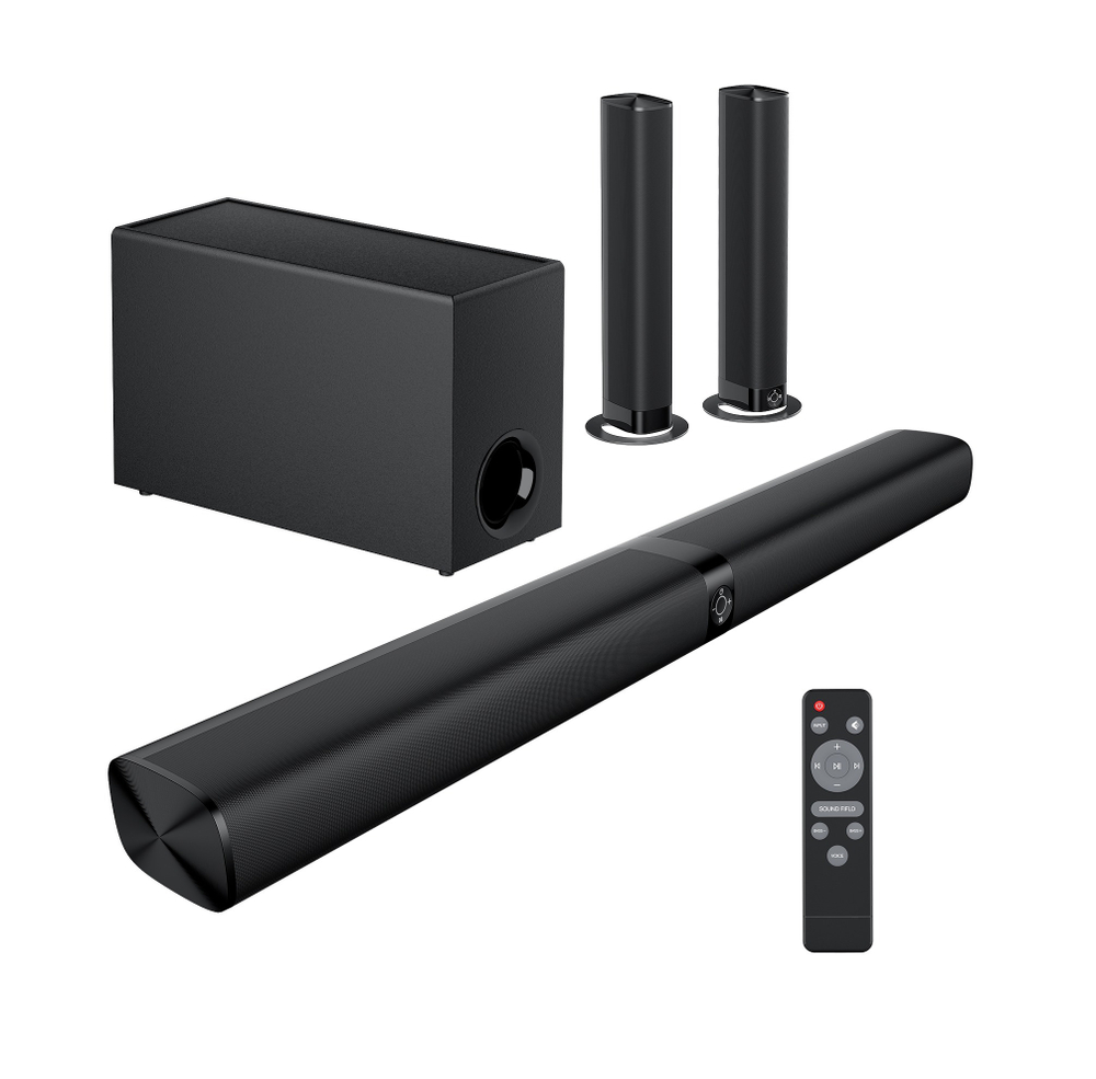 Саундбар для телевизора с сабвуфером Bluetooth HDMI Optical