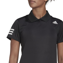 Женское поло Adidas W Club Polo - black/white/white