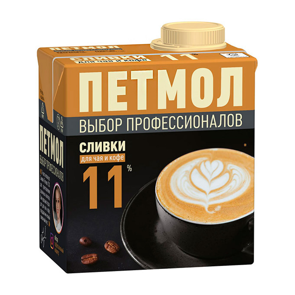 Сливки Петмол 11% Стерилизованные 500г