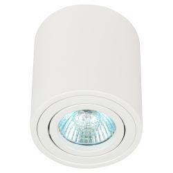 Светильник настенно-потолочный спот ЭРА OL21 WH MR16/GU10, белый, поворотный | Накладные светильники