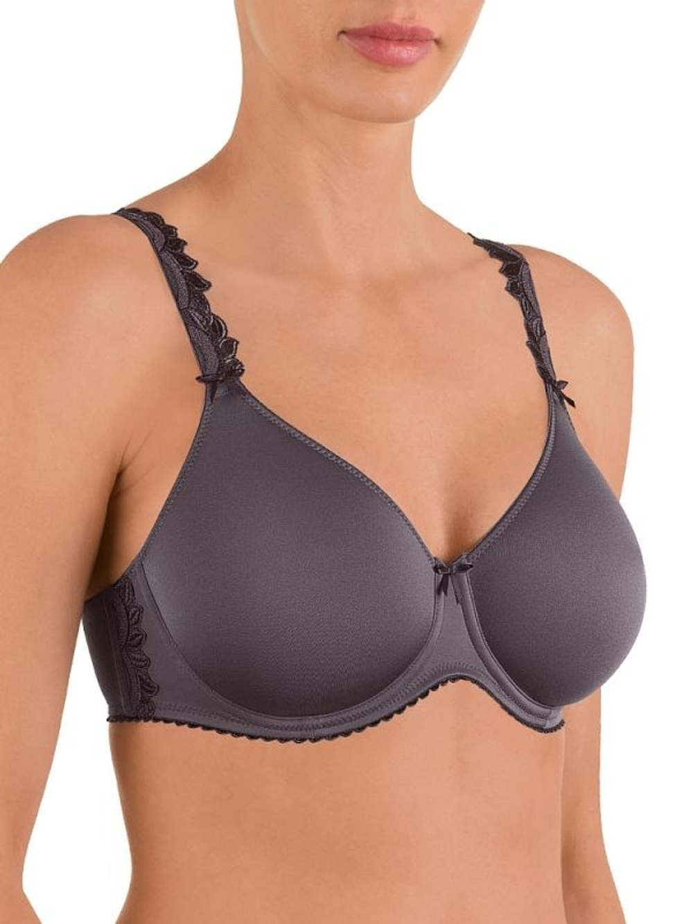 Бюстгальтер-спейсер с гладкими дышащими чашками (Размер: 85G) (Цвет: фиолетовый)