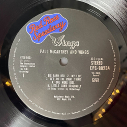 Винтажная виниловая пластинка LP Paul McCartney Wings Red Rose Speedway (Japan 1975) (No Obi) Big Barn Bed
