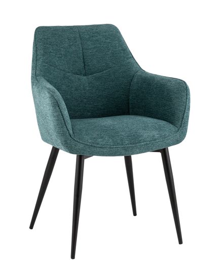 Стул обеденный Adam рогожка голубой