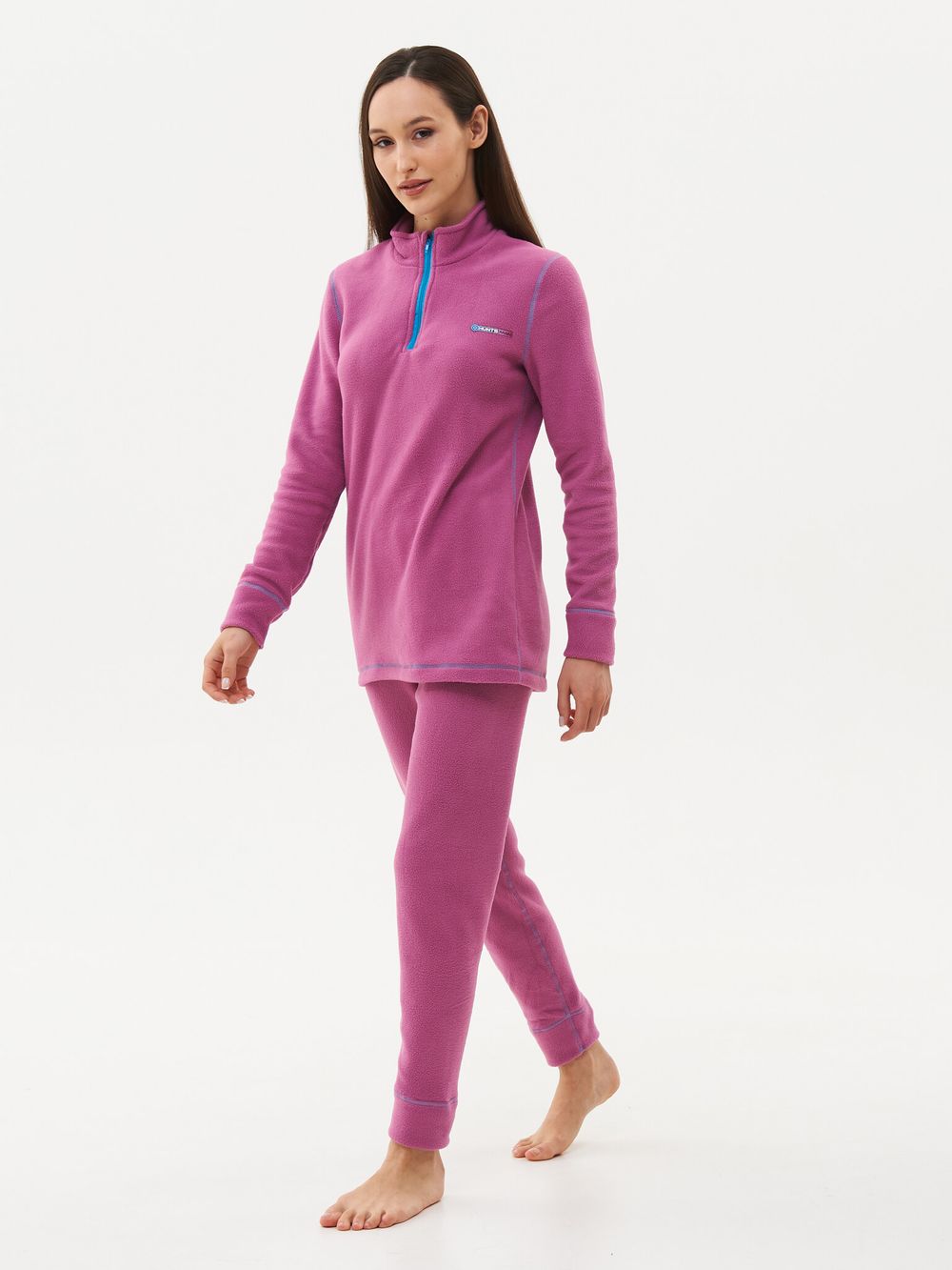 Термобелье женское Thermoline ZIP ткань Флис цвет Фиолетовый