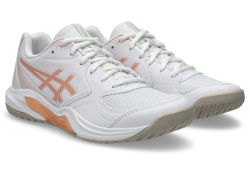 Женские Кроссовки теннисные Asics Gel-Dedicate 9 - white/cantaloupe