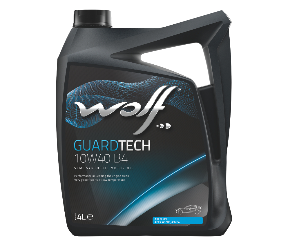 Масло моторное Wolf GuardTech 10W40 B4 4 л