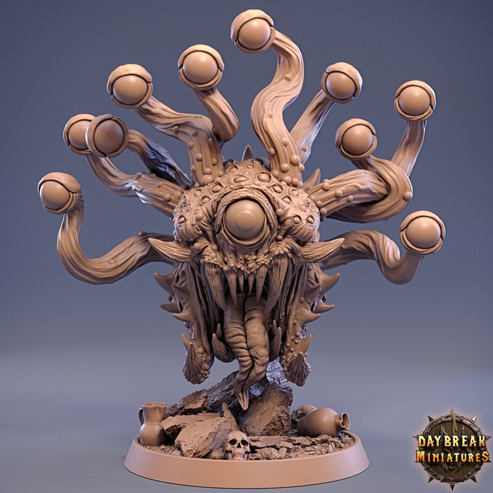Бехолдер Злобоглаз монстр Miniatures миниатюра для dnd, днд, pathfinder, фентези, Настольная игра, НРИ, Варгейм, РПГ
