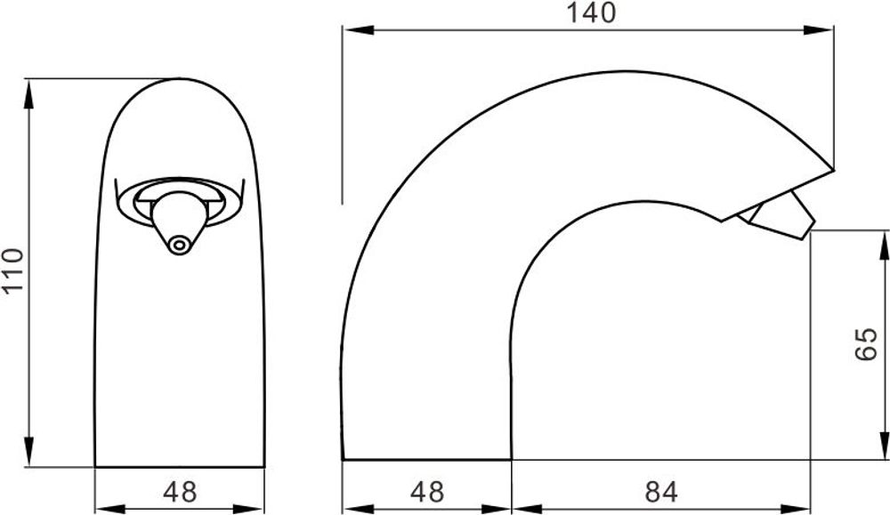 Автоматический дозатор для мыла Ksitex ASD-6611