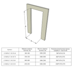 Складная система COMPACT 180.50.80 R INOX прав.