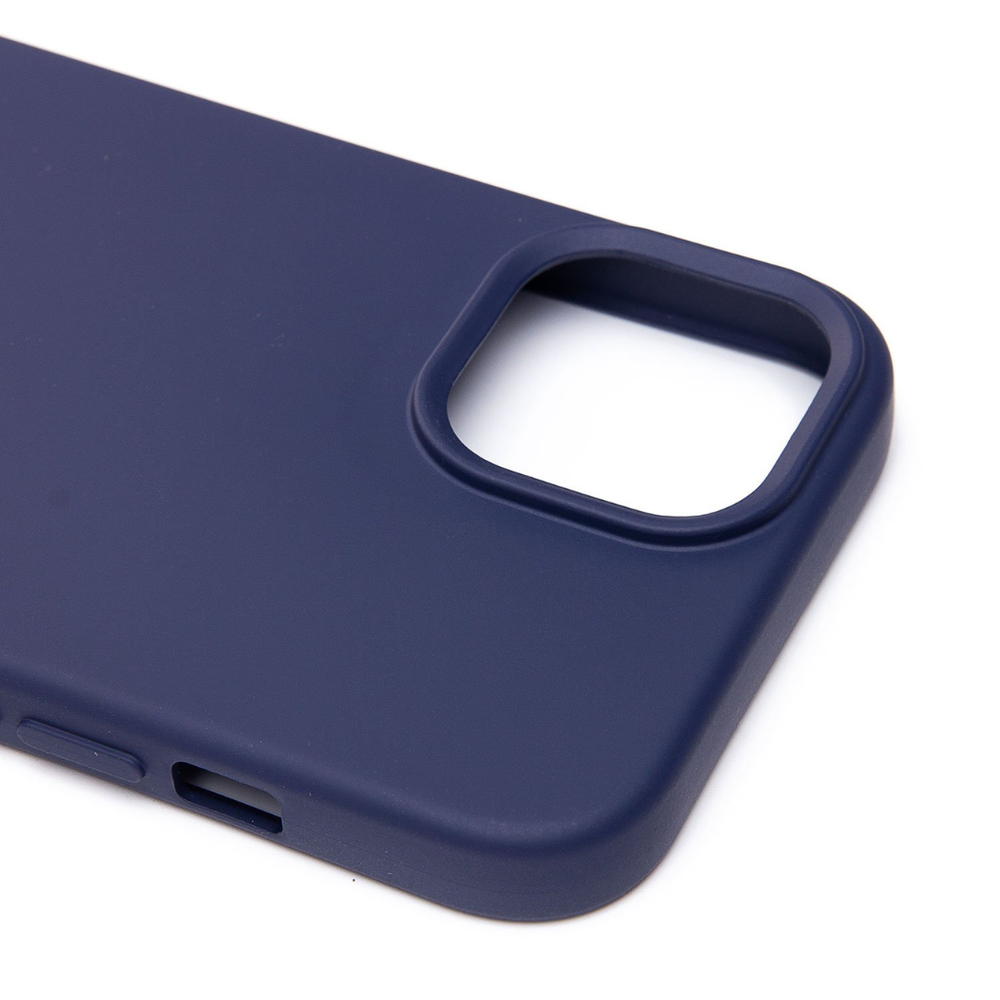 Силиконовый матовый чехол Activ Full Original Design для iPhone 15, без логотипа, темный кобальт