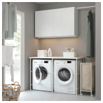 Комбинация для ванной - IKEA ENHET, 136х63.5х90.5 см, белый, ЭНХЕТ ИКЕА