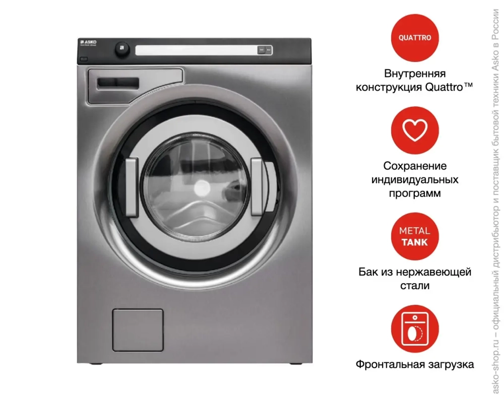 Профессиональная стиральная машина Asko WMC947VS фото 5