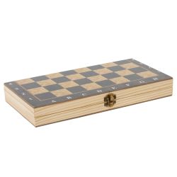 GAEM Игра настольная 3 в 1 (шахматы, шашки, нарды), L24 W12 H3 см