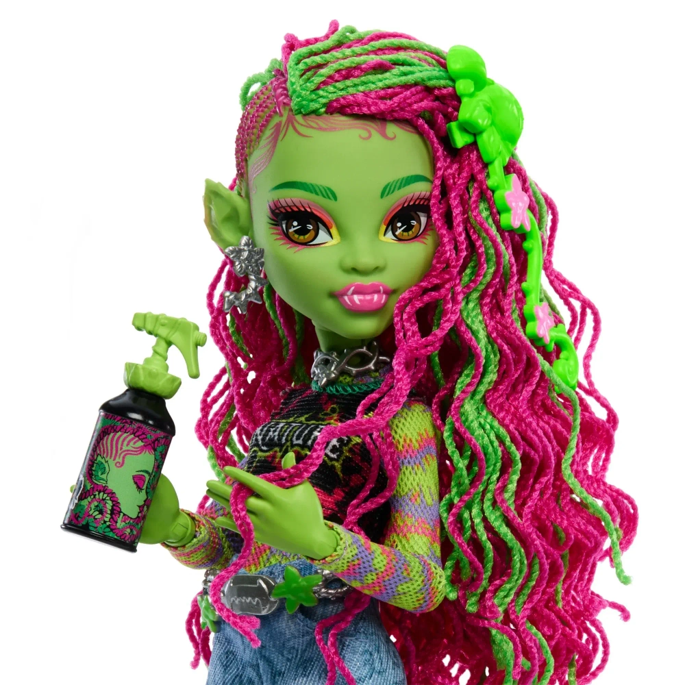 Кукла Monster High Venus McFlytrap с питомцем