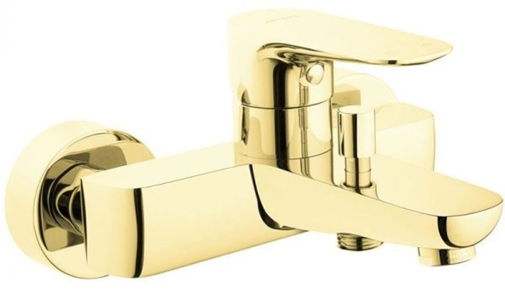 Смеситель для ванны/Vitra X-Line/A4232423EXP/на стену/рычажное/золото, шт