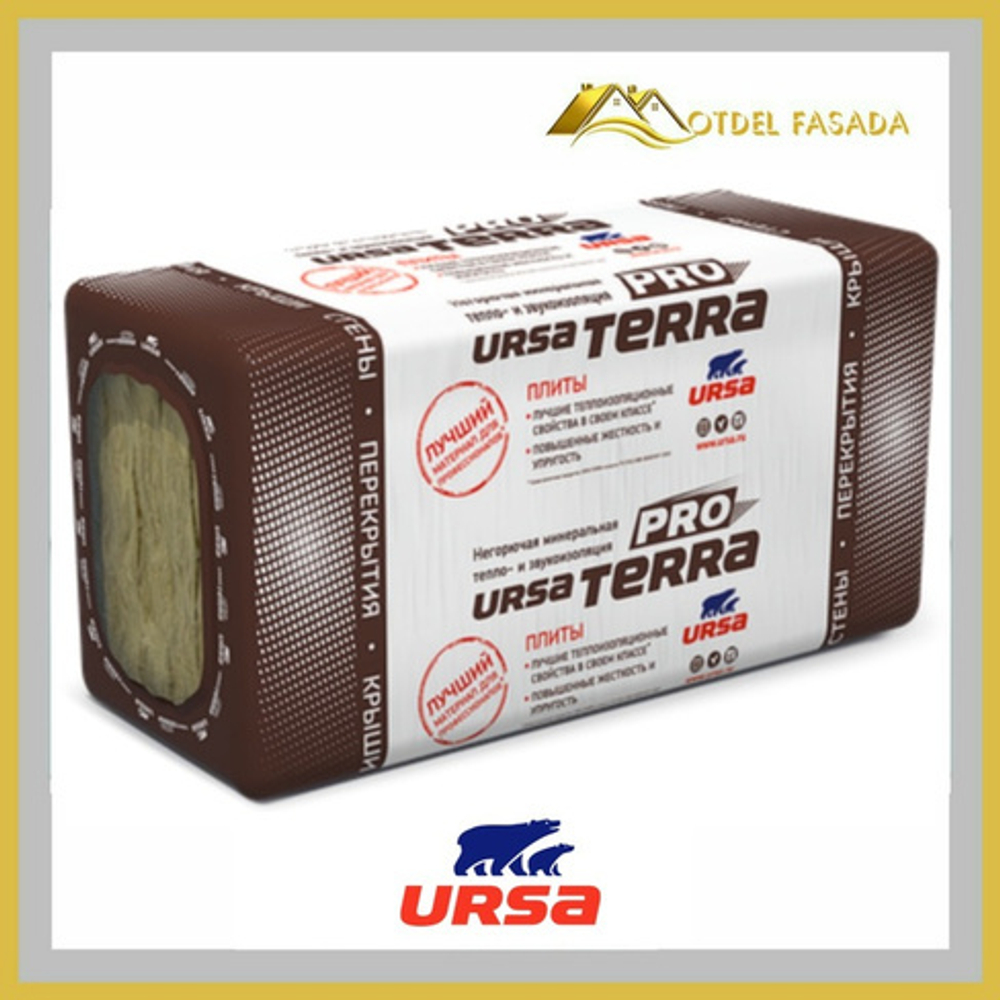 Утеплитель URSA TERRA 34 PRO 1250*610*100мм 12шт 9.15м2 0,915м3