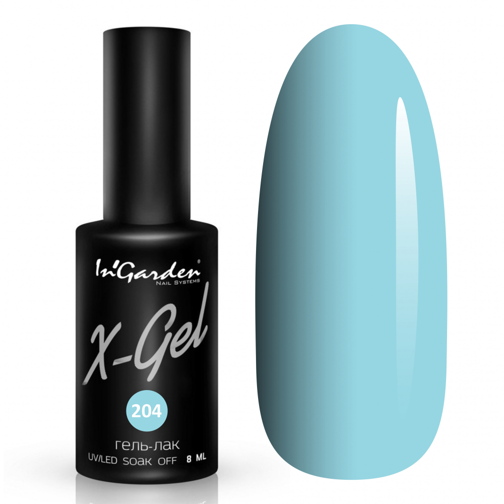 Ingarden Гель-лак X-Gel 204, 8 мл