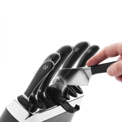 Набор ножей 6шт в подставке Robert Welch Signature черный