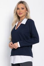 Пуловер На высоте (темно-синий) Б12339-12 LT Collection
