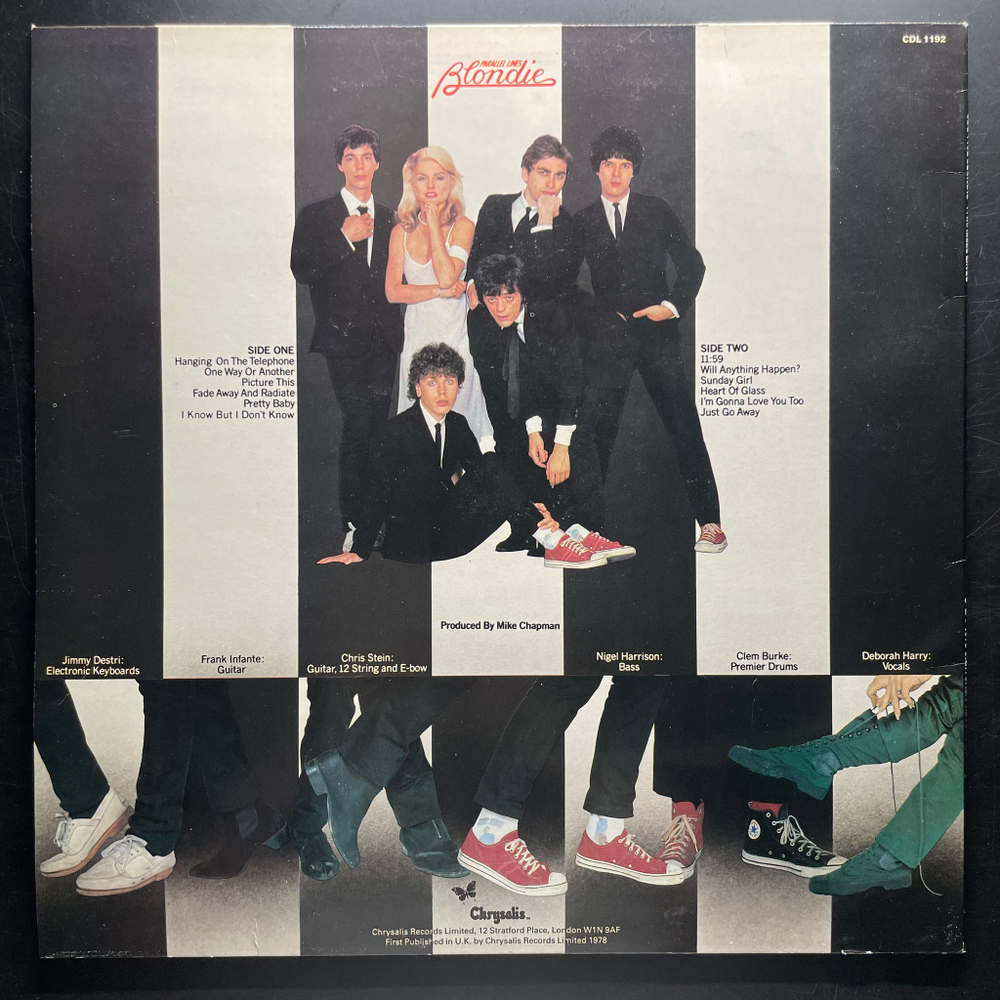 Blondie ‎– Parallel Lines (Англия 1978г.)