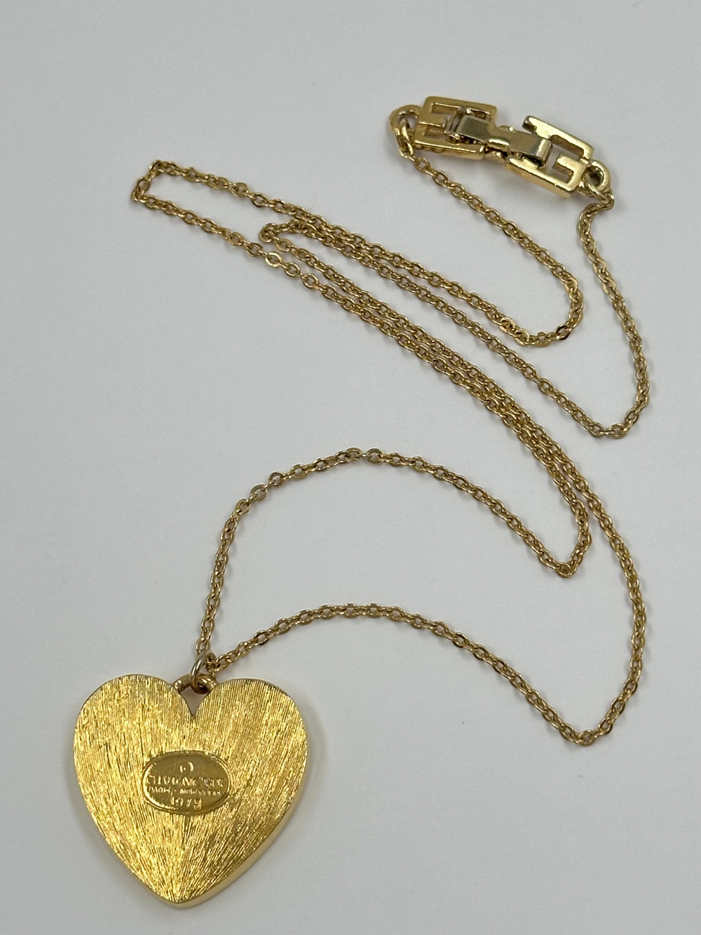 Кулон Сердце с бирюзовой эмалью Givenchy