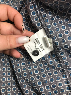 Рубашка Tom Farr стильная, маркировка L, визуально на 50 размер