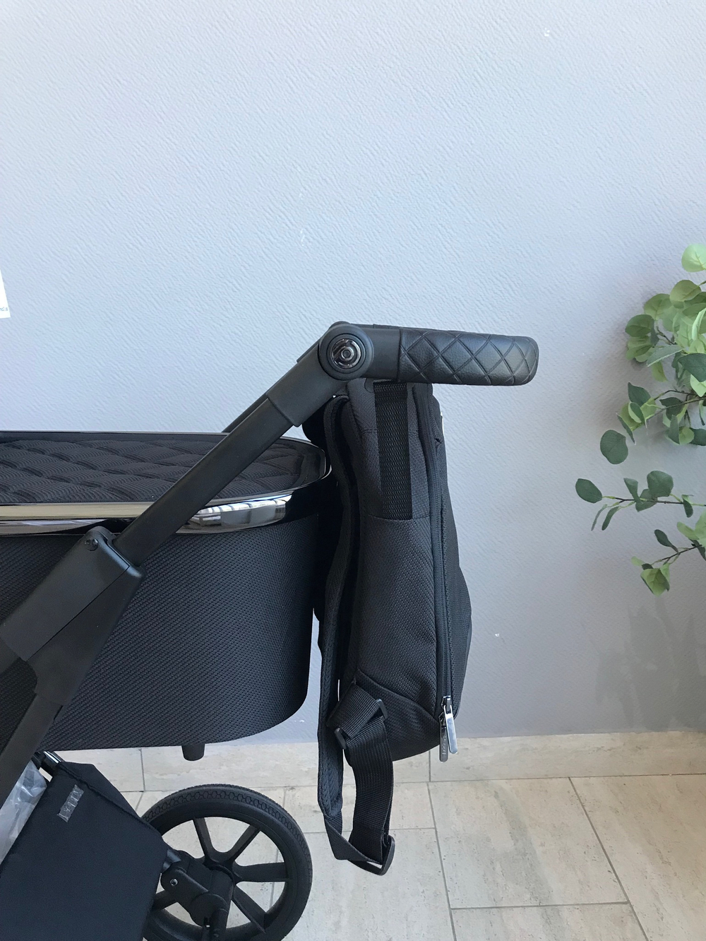 Коляска детская Peppy Tecla 2 в 1 Shadow Black Chrome Edition (Черный)