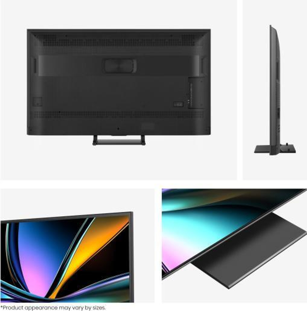 Телевизор QLED Hisense 75" 75U7Q PRO темно-серый 4K Ultra HD 120Hz DVB-T DVB-T2 DVB-C DVB-S DVB-S2 USB WiFi Smart TV