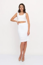 Юбка И 014/белый