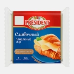 Сыр плавленый President Сливочный 40% 150г