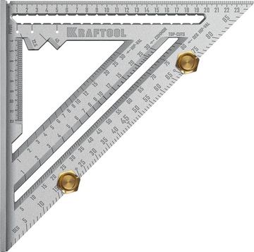 KRAFTOOL 250 мм, 5-в-1, Высокоточный кровельный угольник (3441-25)