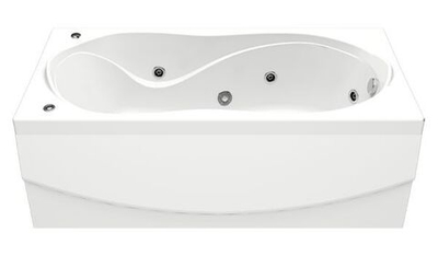 Ванна акриловая BAS Ямайка 1800х800 с гидромассажем и каркасом