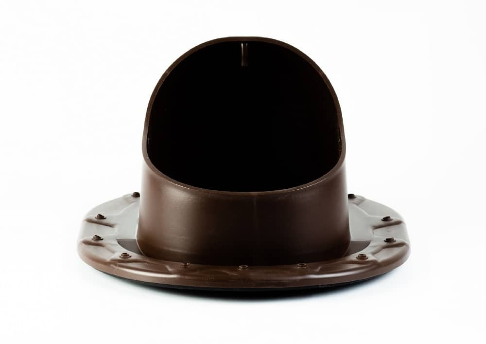 Турбодефлектор TD160 НСТ, вент. выход утепленный высотой Н-500, для скатной кровли, коричневый